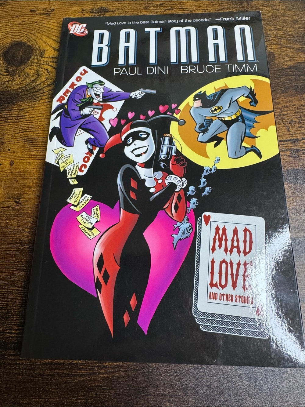 DC Batman Mad Love Graphic Novel Cover Featuring Harley Quinn